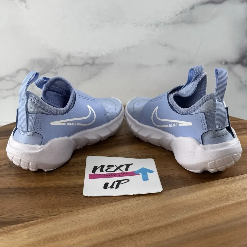 Toddler 10.5C-Nike Youth Flex Runner 2 Slip on Running Athletic Shoe Blue - Picture 5 of 9